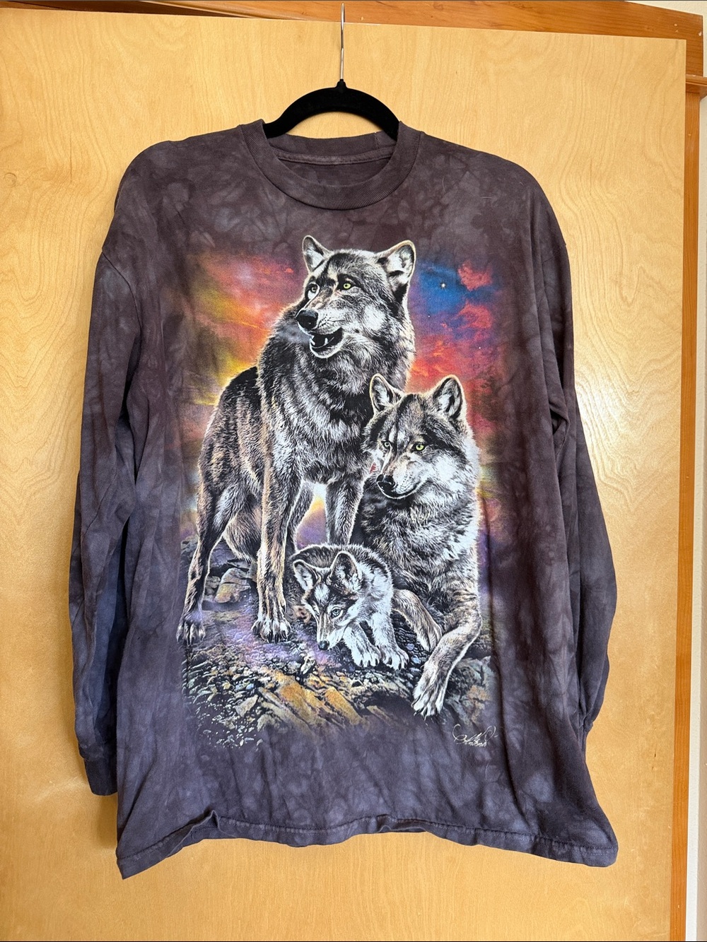 The Mountain Wolf Family Long-Sleeve Tee